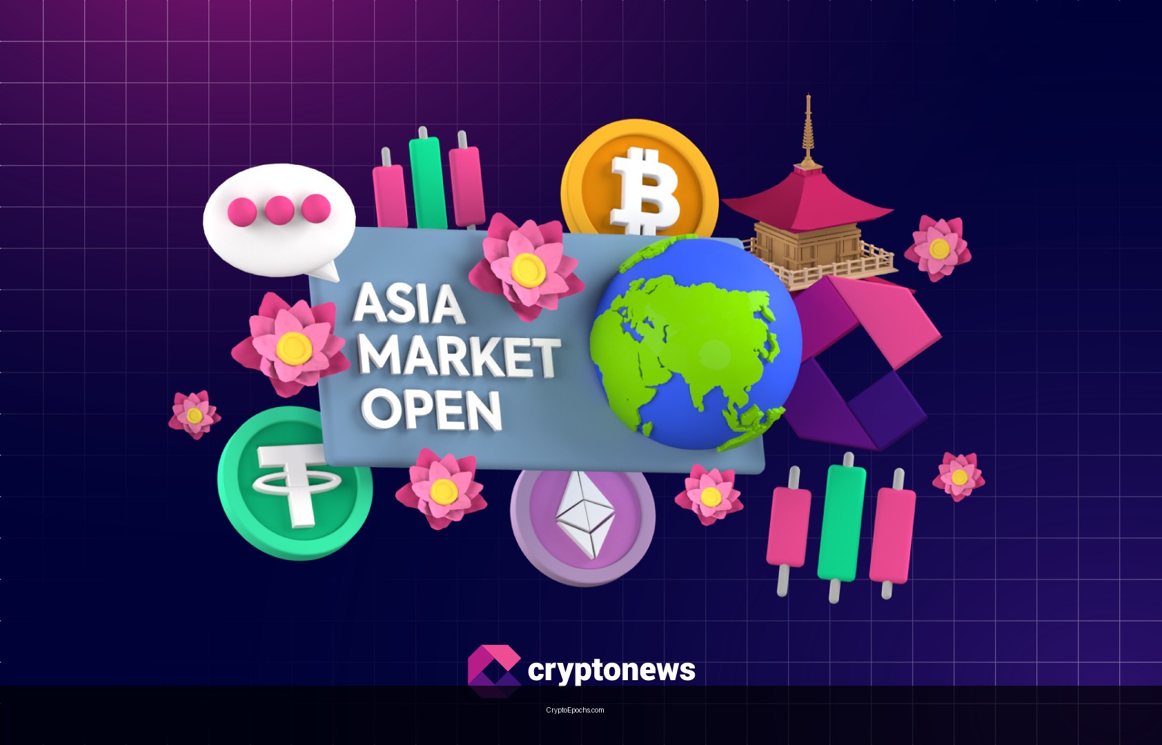 Asia Market Open: Bitcoin Dips, Asian Shares Gain Modestly Ahead of Key US Jobs Print