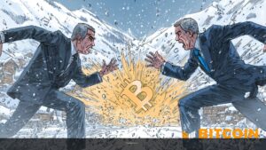 ‘Bitcoin Has No Issuer’: Coinbase CEO Clashes With French Central Banker at Davos