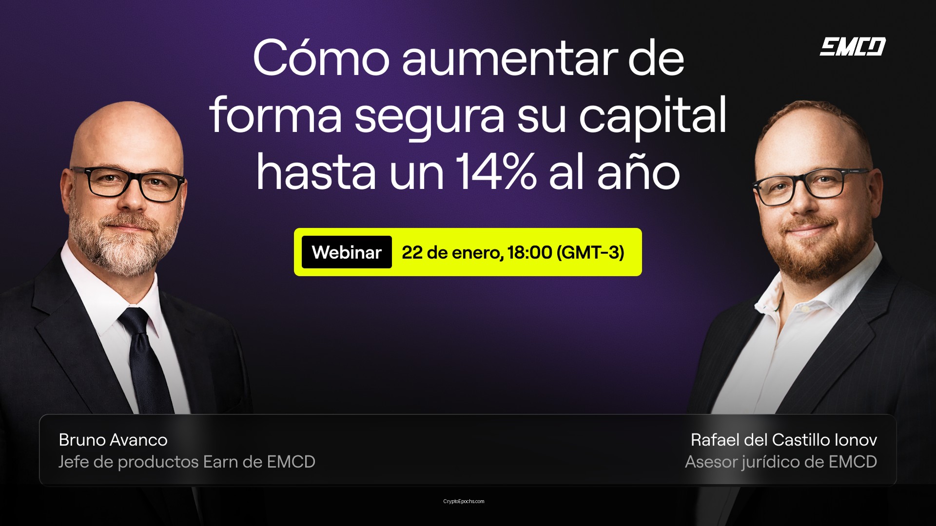 EMCD and BeInCrypto Announce Educational Webinar on Responsible Capital Growth in Crypto