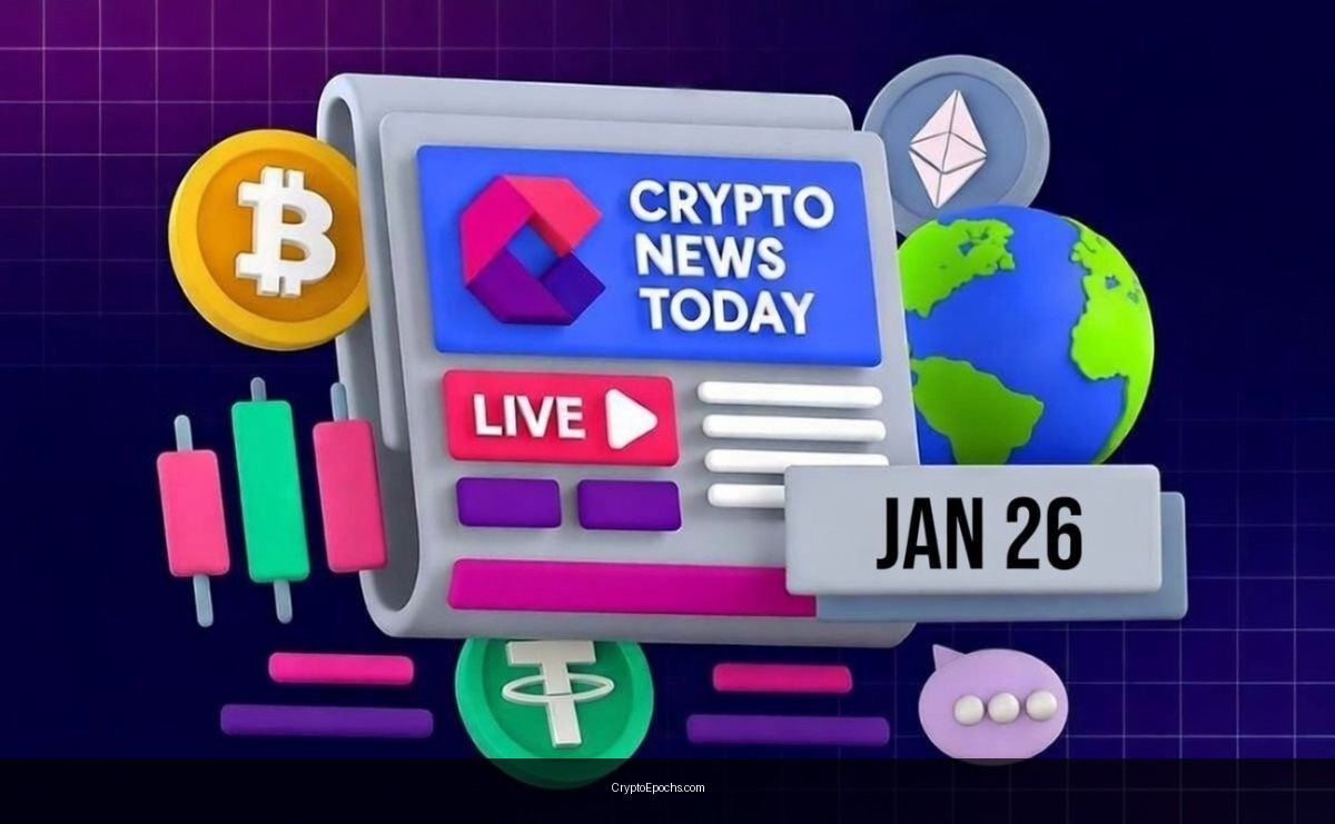 [LIVE] Crypto News Today: Latest Updates for Jan. 26, 2026 – BTC Slumps 11% From Monthly High Below $87K Amid Market Wide Slump